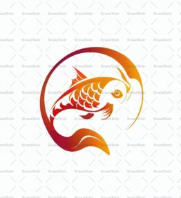 Abstrakter Koi